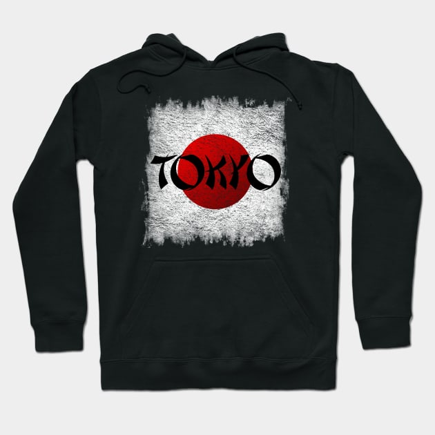 Tokyo Rising Sun Hoodie by CWdesign